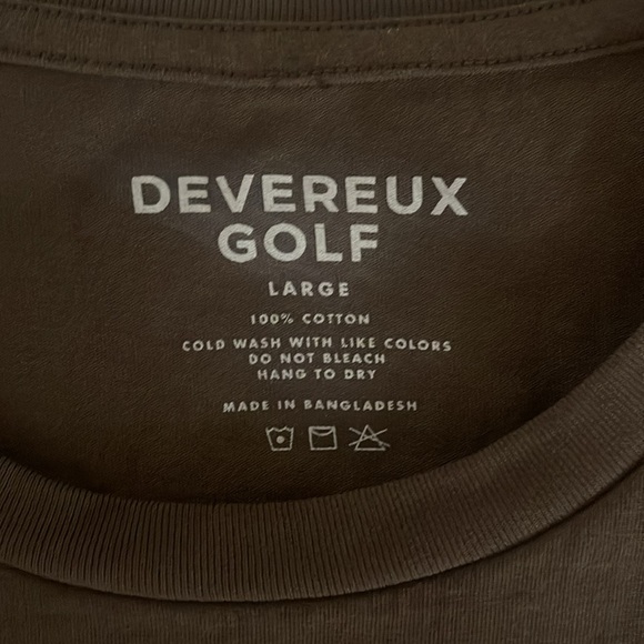 Devereux golf 2024 masters collection tshirt Augusta size Large color brown - Picture 3 of 7